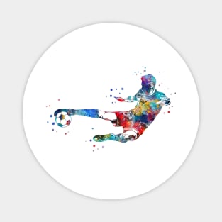 Male Soccer Player Magnet